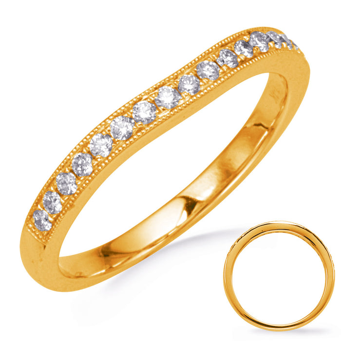 Yellow Gold Wedding Band - EN8269-B1YG