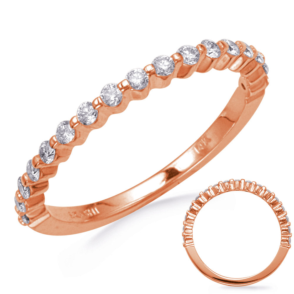 Rose Gold Wedding Band - EN8274-BRG