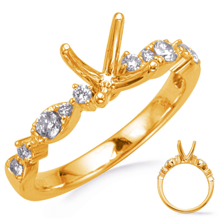 Yellow Gold Engagement Ring - EN8280-1YG