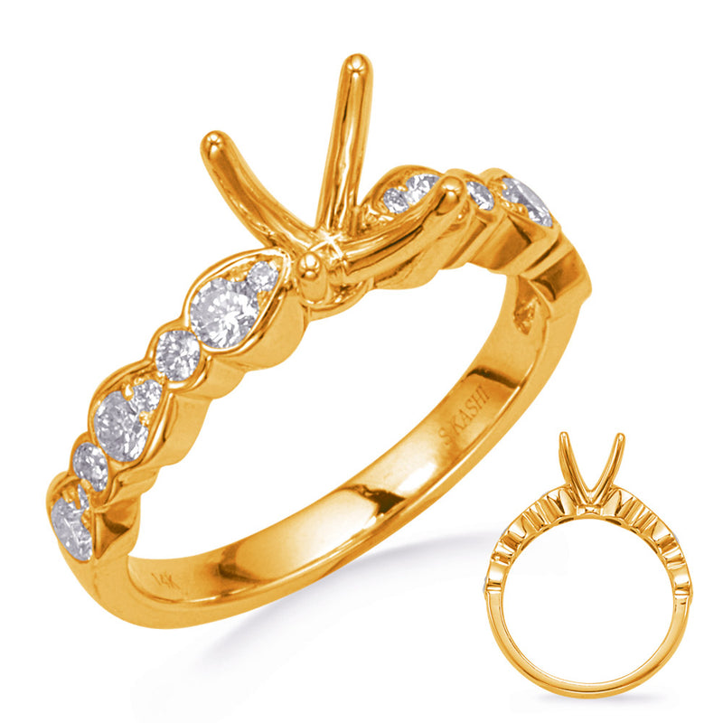 Yellow Gold Engagement Ring - EN8282-1YG