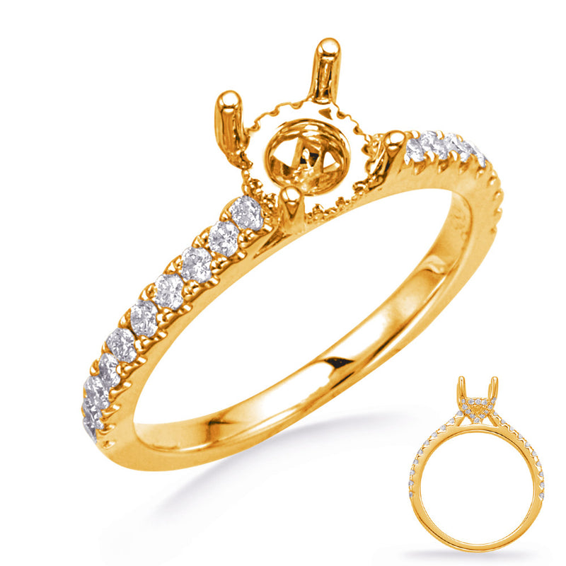 Yellow Gold Engagement Ring - EN8285-1YG