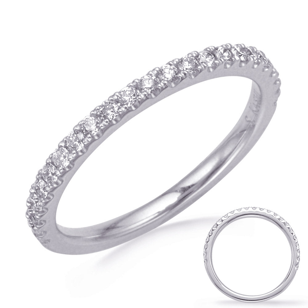 White Gold Wedding Band - EN8285-B10WG