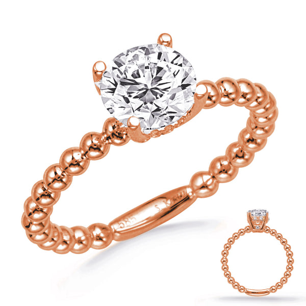 Rose Gold Engagement Ring - EN8288-1RG