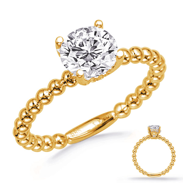 Yellow Gold Engagement Ring - EN8288-1YG