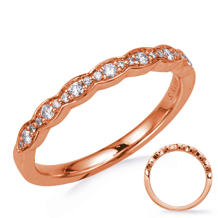 Rose Gold Wedding Band - EN8291-B10RG