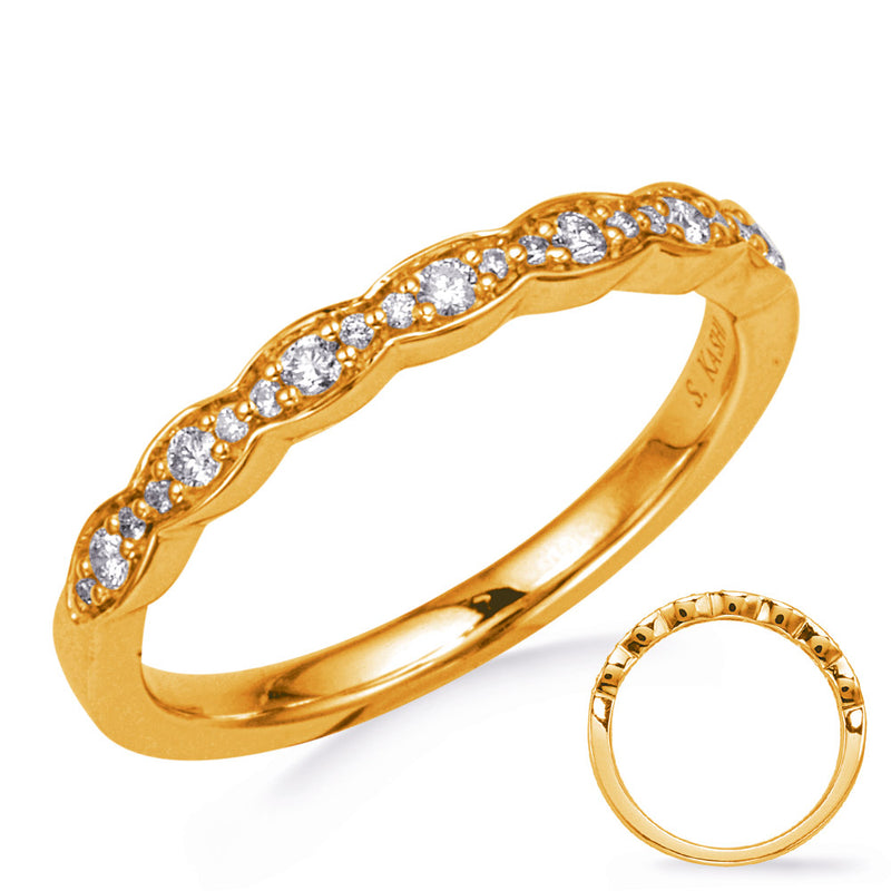 Yellow Gold Wedding Band - EN8291-B10YG