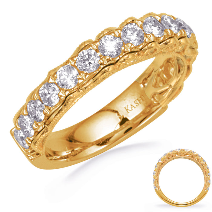 Yellow Gold Diamond Band - EN8304-BYG