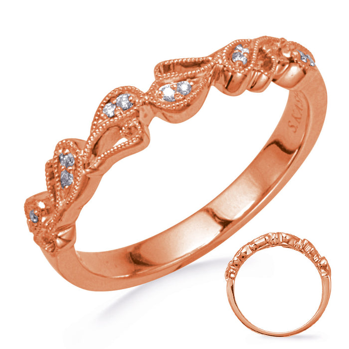 Rose Gold Diamond Band - EN8306-BRG