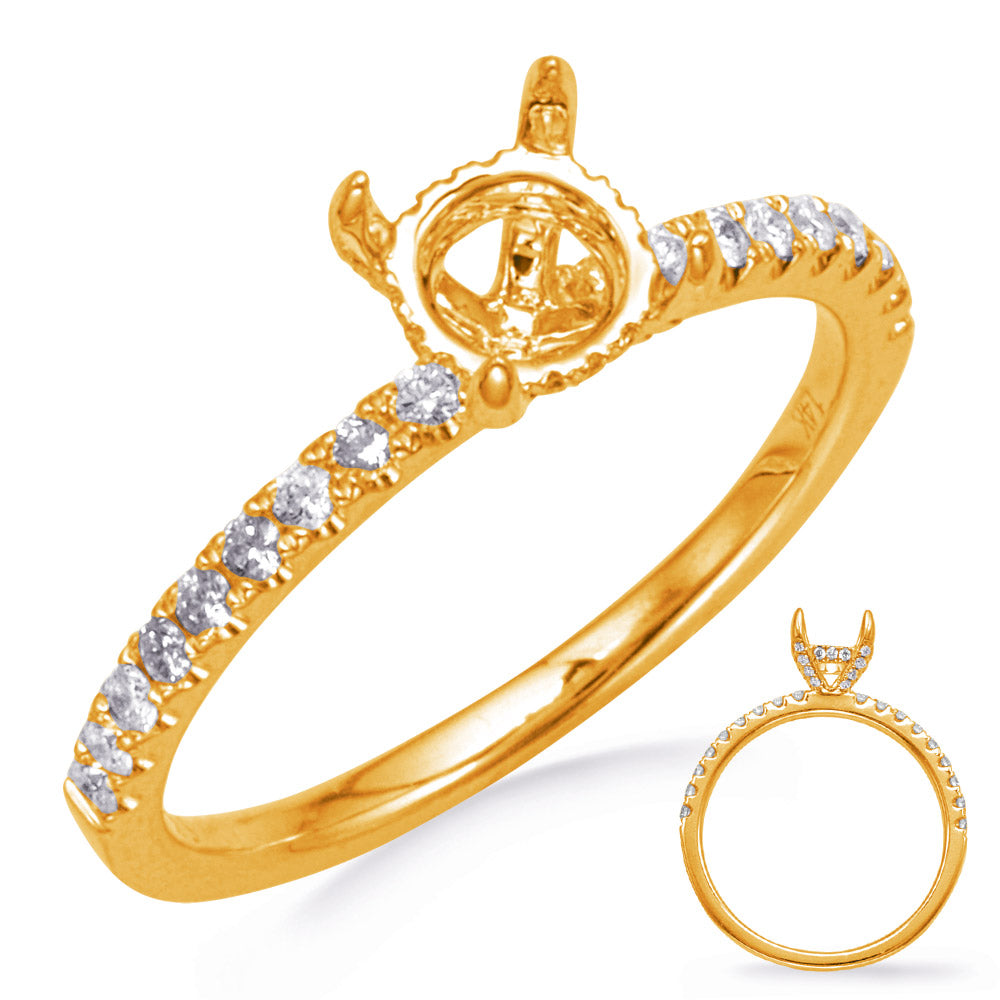 Yellow Gold Engagement Ring - EN8311-50YG