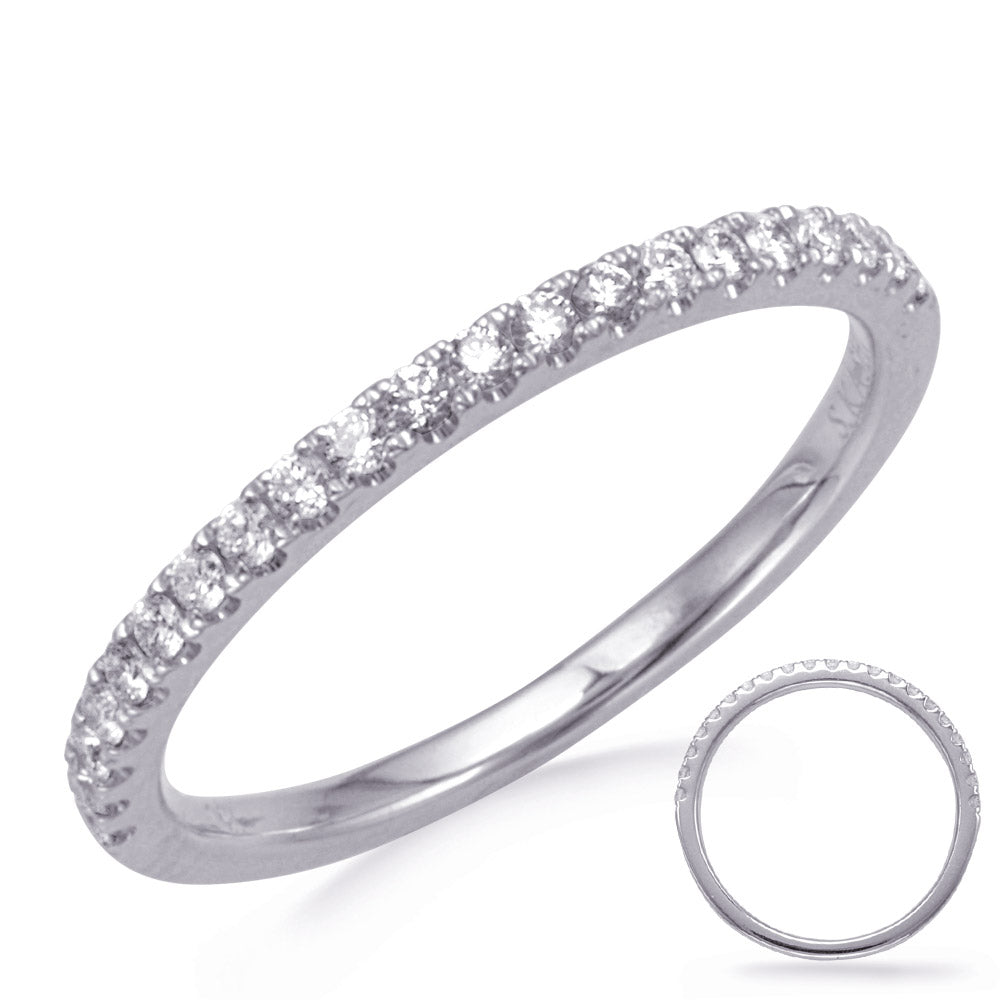 White Gold Wedding Band - EN8311-B10WG