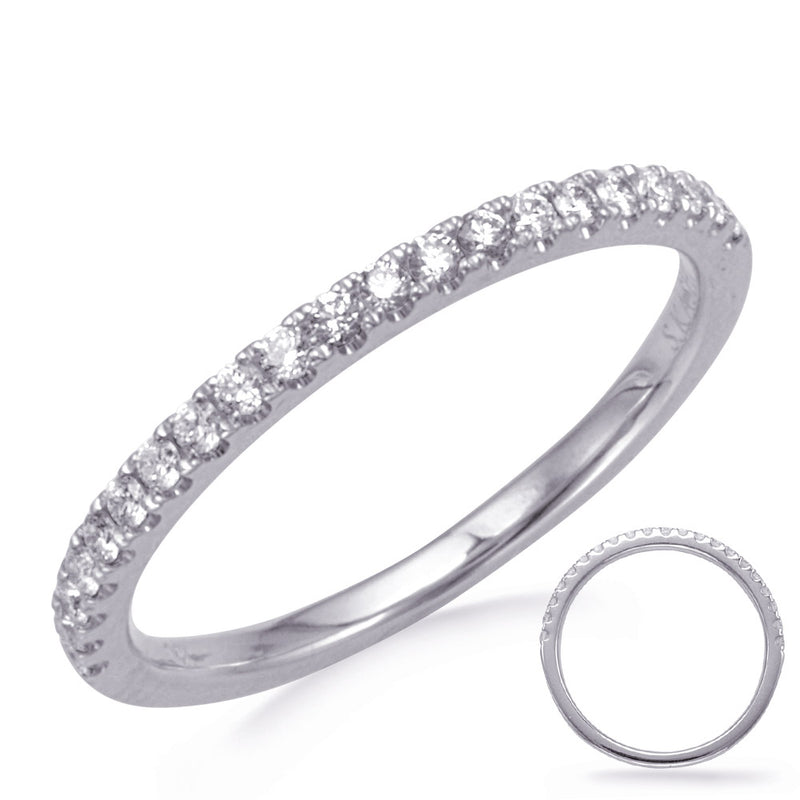 White Gold Wedding Band - EN8311-B50WG