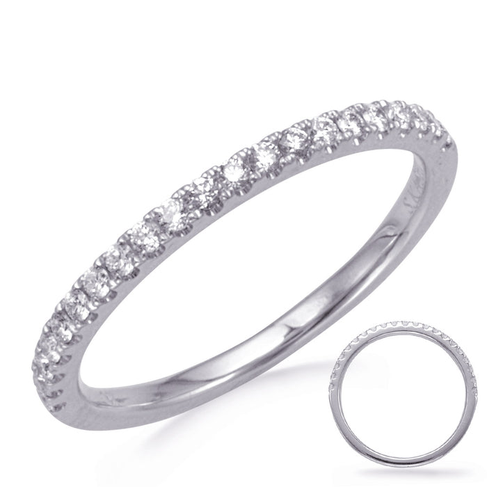 White Gold Wedding Band - EN8311-B75WG