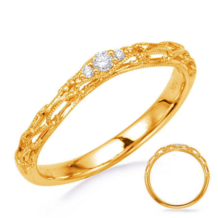 Yellow Gold Wedding Band - EN8312-B1YG