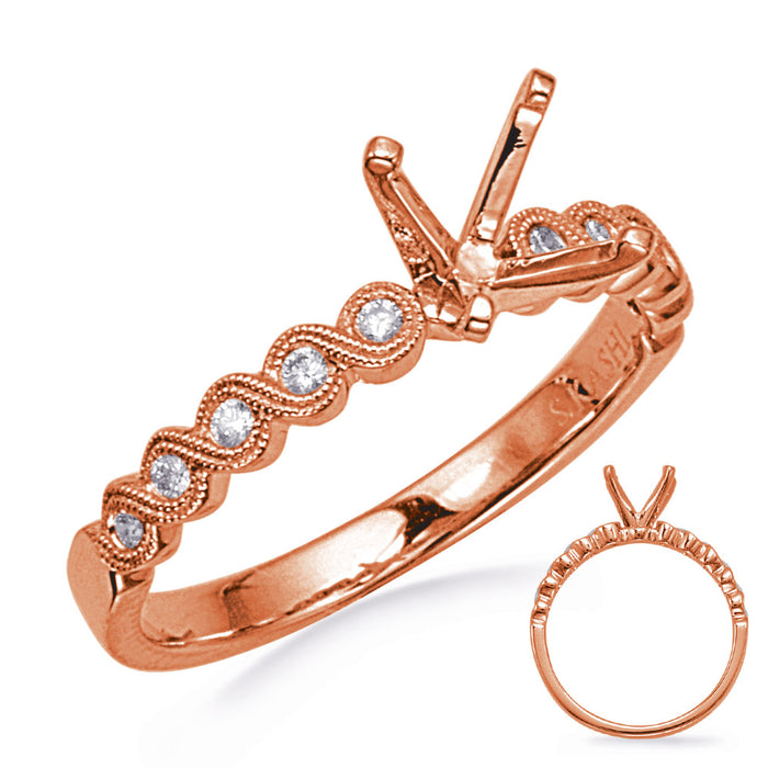 Rose Gold Engagement Ring - EN8314-1RG