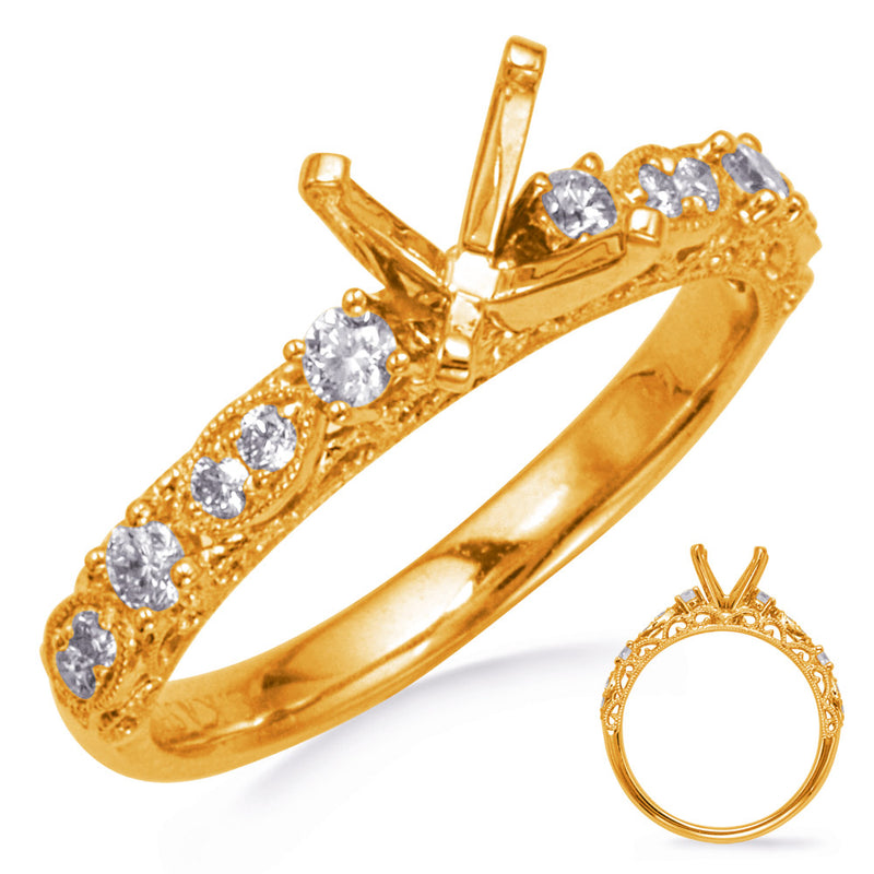 Yellow Gold Engagement Ring - EN8315-1YG