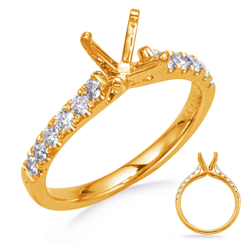 Yellow Gold Engagement Ring - EN8316-1YG