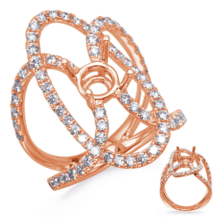 Rose Gold Engagement Ring - EN8318-15RG