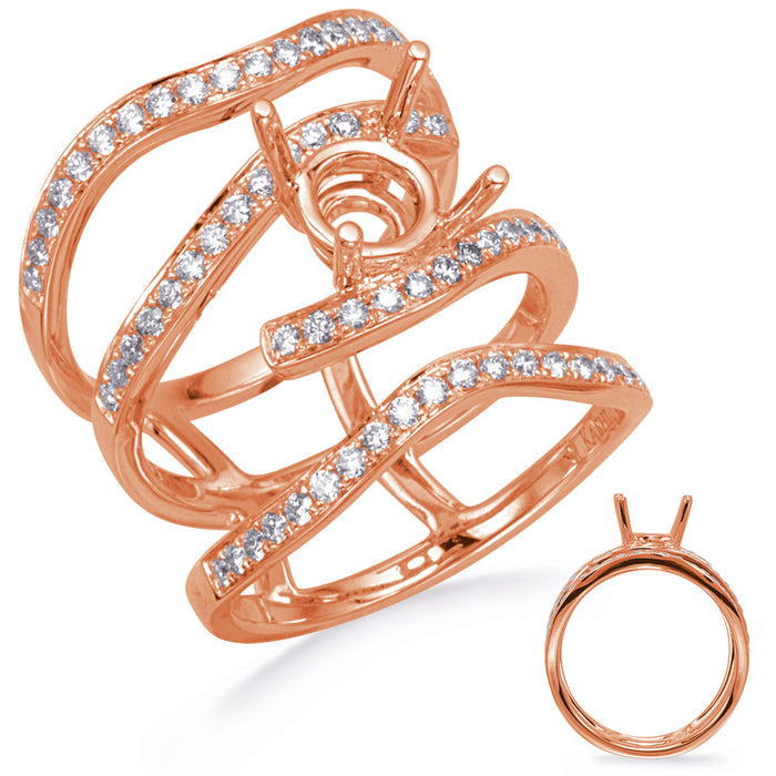 Rose Gold Engagement Ring - EN8319-15RG