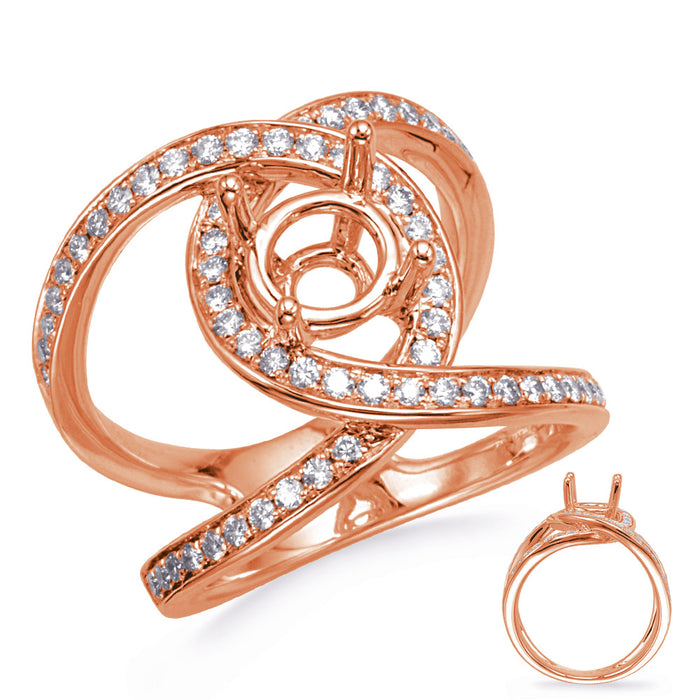 Rose Gold Engagement Ring - EN8320-15RG