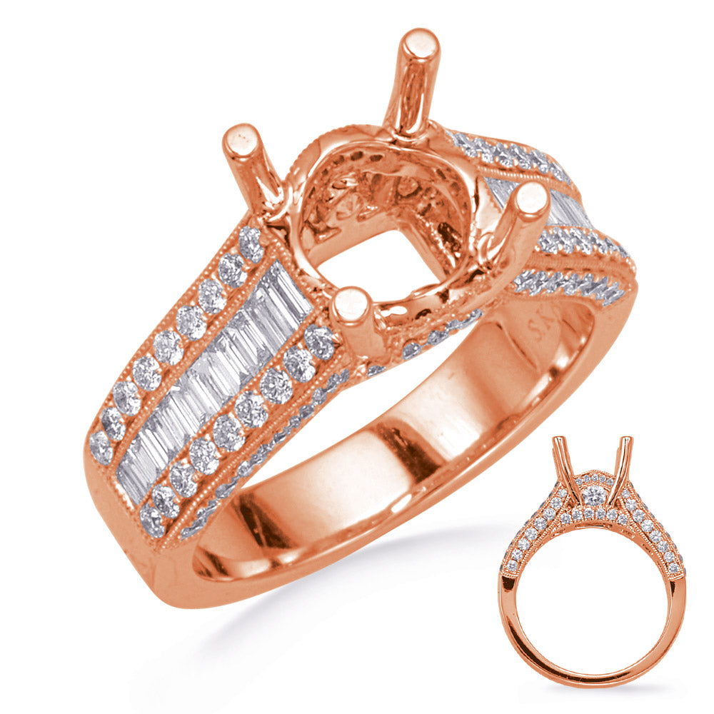 Rose Gold Engagement Ring - EN8324-2RG