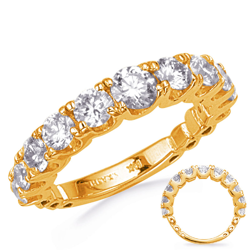 Yellow Gold Wedding Band - EN8325-BYG