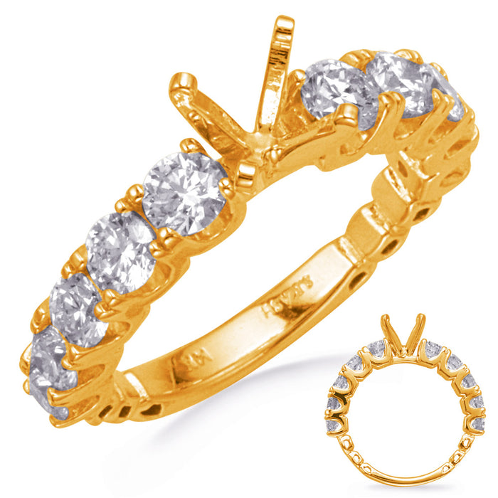 Yellow Gold Engagement Ring - EN8325YG