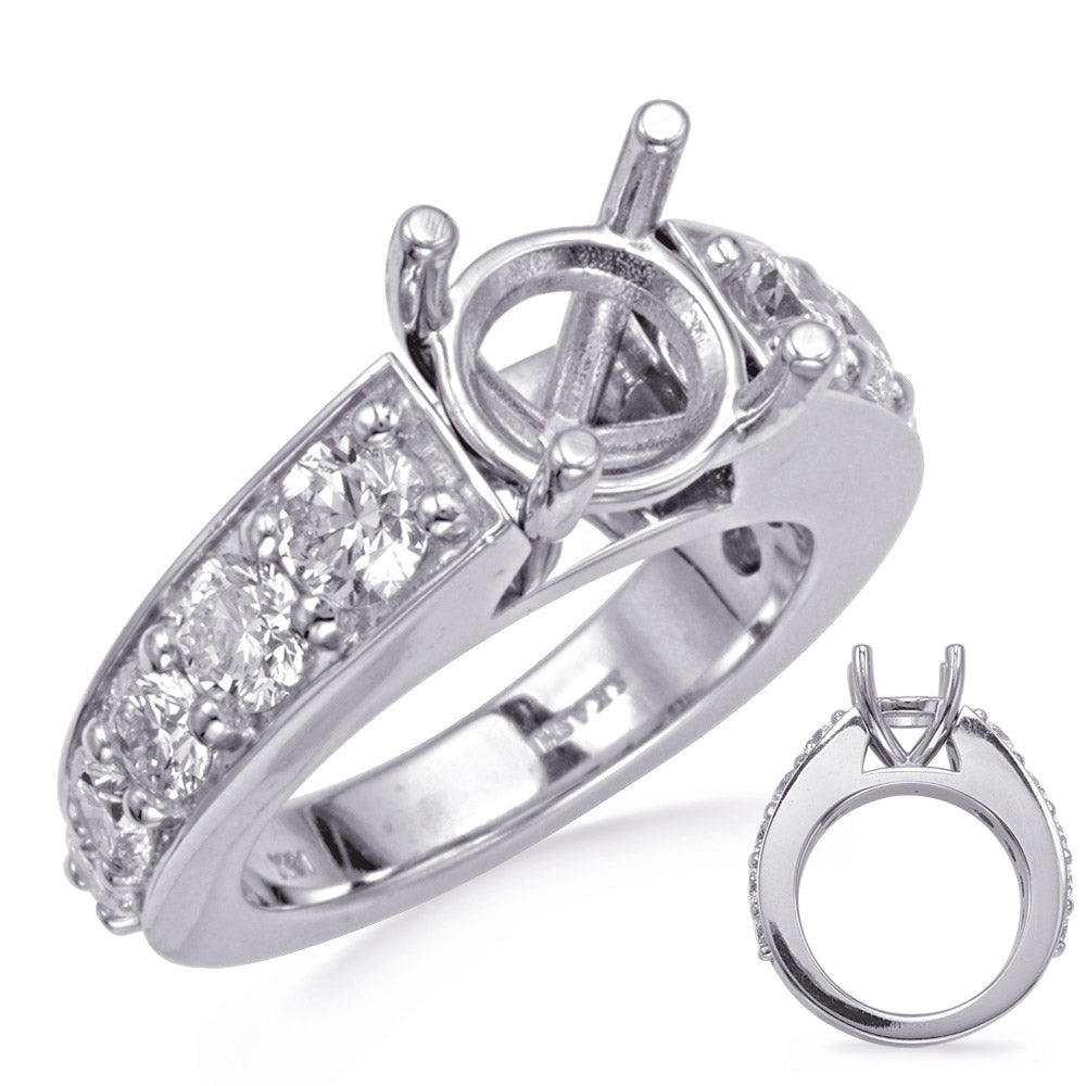 White Gold Engagement Ring - EN8326WG