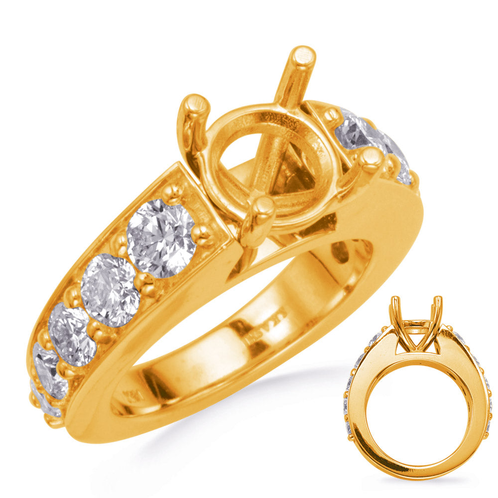 Yellow Gold Engagement Ring - EN8326YG