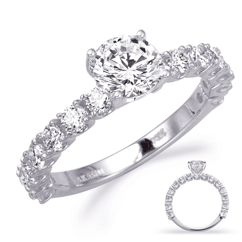 White Gold Engagement Ring - EN8328WG