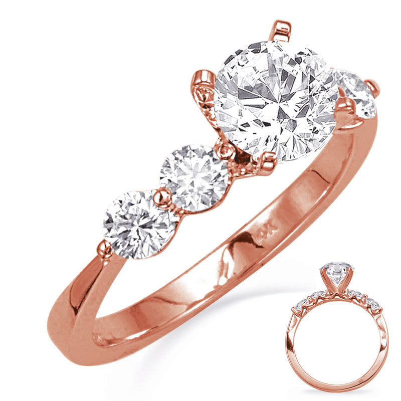 Rose Gold Engagement Ring - EN8329RG