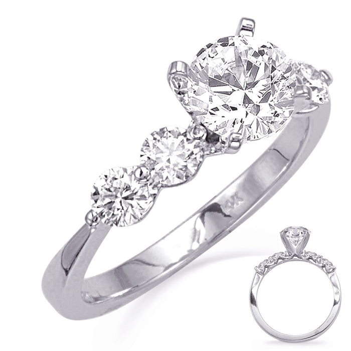 White Gold Engagement Ring - EN8329WG