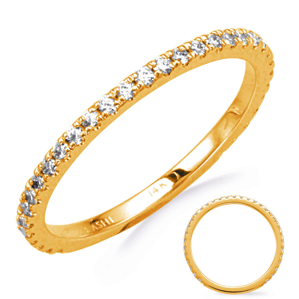 Yellow Gold Wedding Band - EN8330-BYG