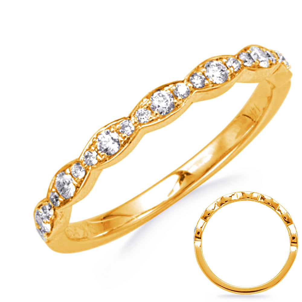 Yellow Gold Matching Band - EN8331-B6X4MYG