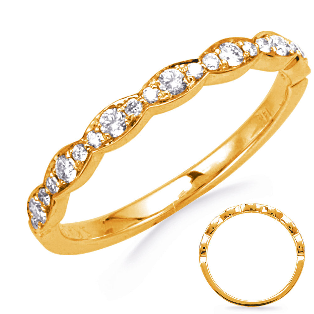 Yellow Gold Matching Band - EN8332-B7X3.5YG