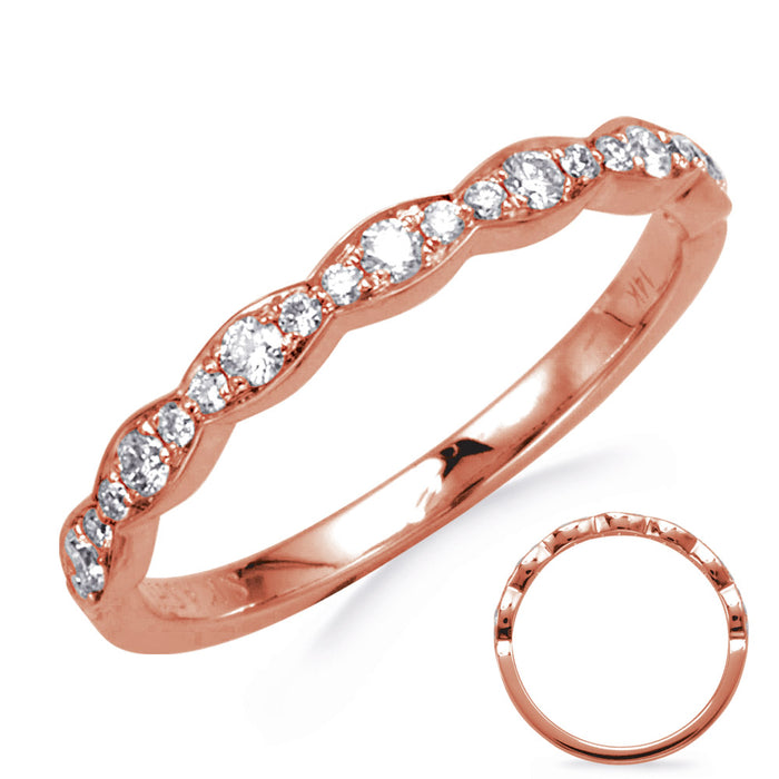 Rose Gold Matching Band - EN8334-BRG