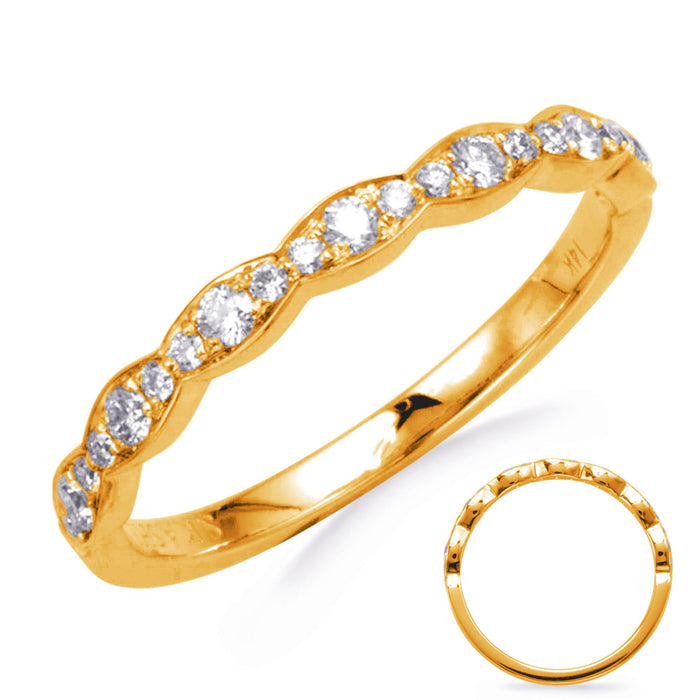 Yellow Gold Matching Band - EN8334-BYG