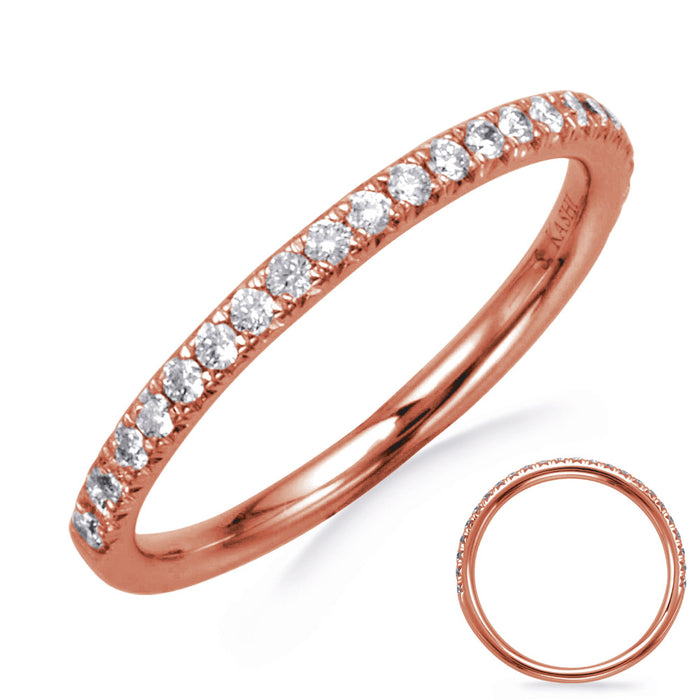 Rose Gold Wedding Band - EN8335-B50RG