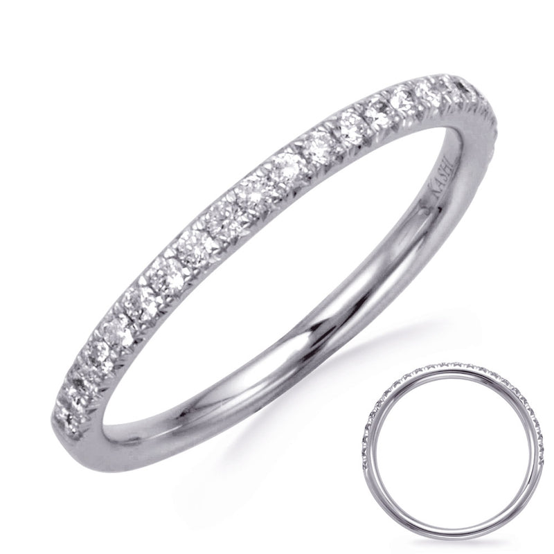 White Gold Wedding Band - EN8335-B50WG