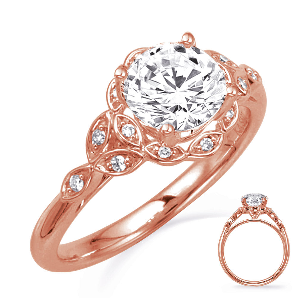 Rose Gold Engagement Ring - EN8337-1RG