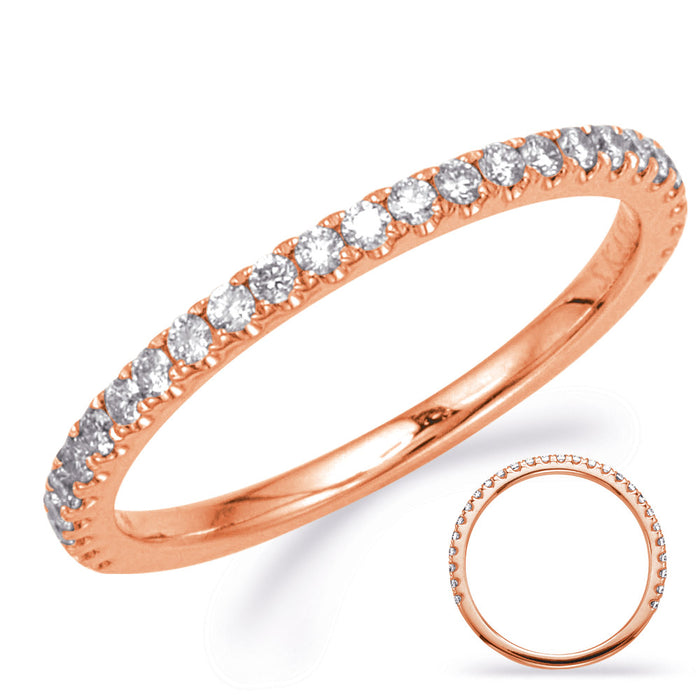 Rose Gold Diamond Band - EN8339-BRG