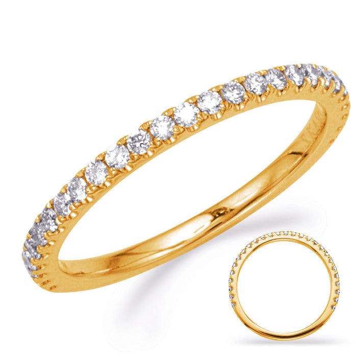 Yellow Gold Diamond Band - EN8339-BYG