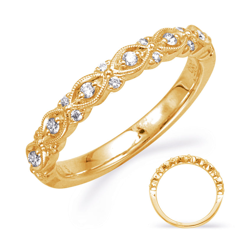 Yellow Gold Wedding Band - EN8342-B1YG