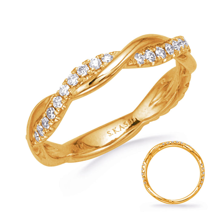 Yellow Gold Wedding Band - EN8343-BYG