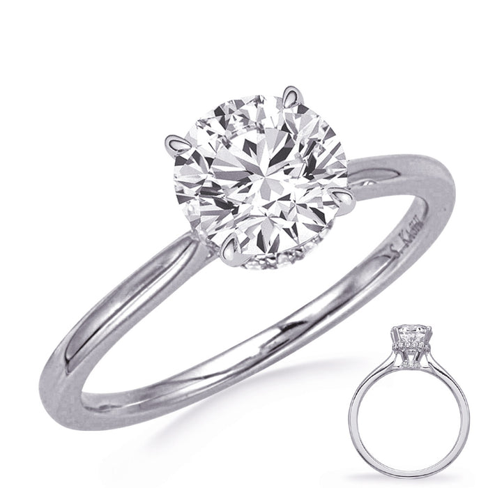 White Gold Engagement Ring - EN8344-15WG