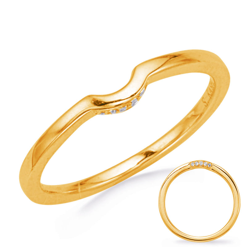 Yellow Gold Wedding Band - EN8344-B1YG