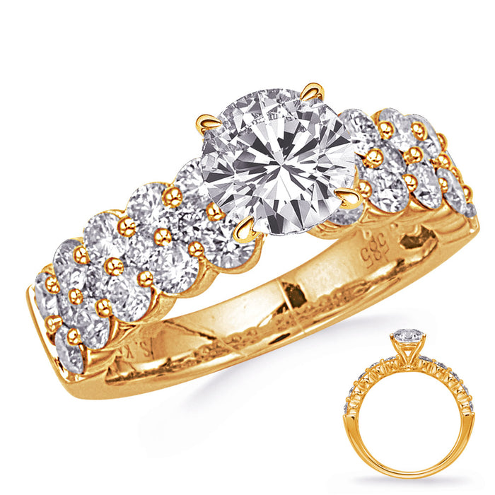 Yellow Gold Engagement Ring - EN8345-15YG