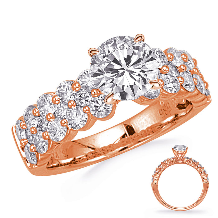 Rose Gold Engagement Ring - EN8345-1RG