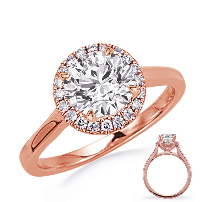 Rose Gold Engagement Ring - EN8349-33RG