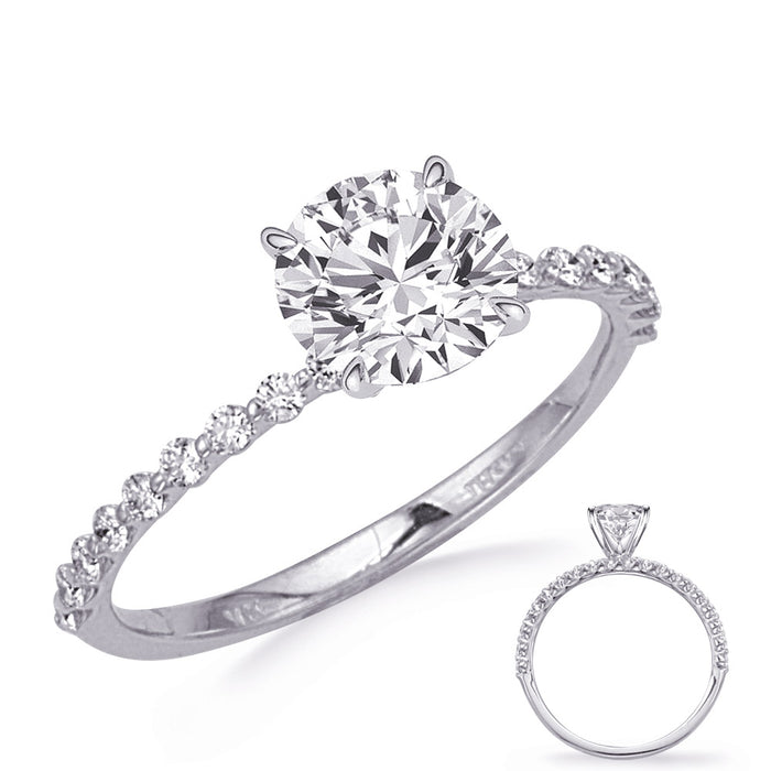 White Gold Engagement Ring - EN8351WG