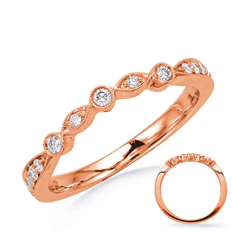 Rose Gold Diamond Matching Band - EN8353-B10RG